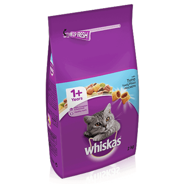 Whiskas Dry Cat Food Adult 1+ Chicken 2kg – Pawfect Supplies Ltd Product Image