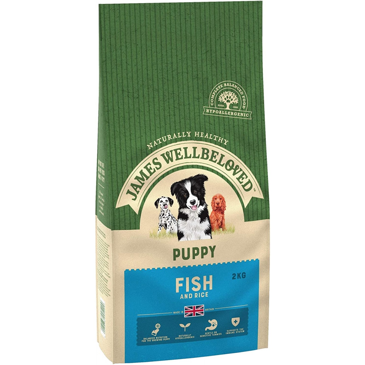 James Wellbeloved – Fish Puppy 2kg – Pawfect Supplies Ltd Product Image