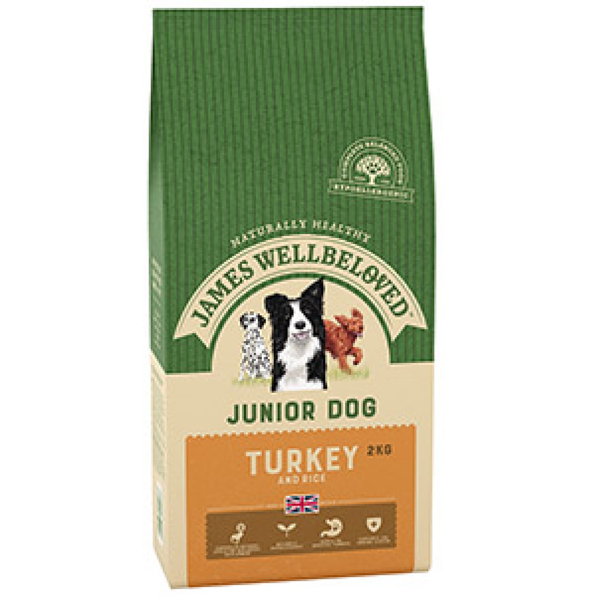 James Wellbeloved – Turkey Junior 2kg – Pawfect Supplies Ltd Product Image
