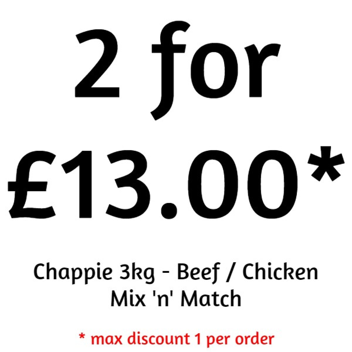 Chappie Beef & Wholegrain Cereal – Pawfect Supplies Ltd Product Image