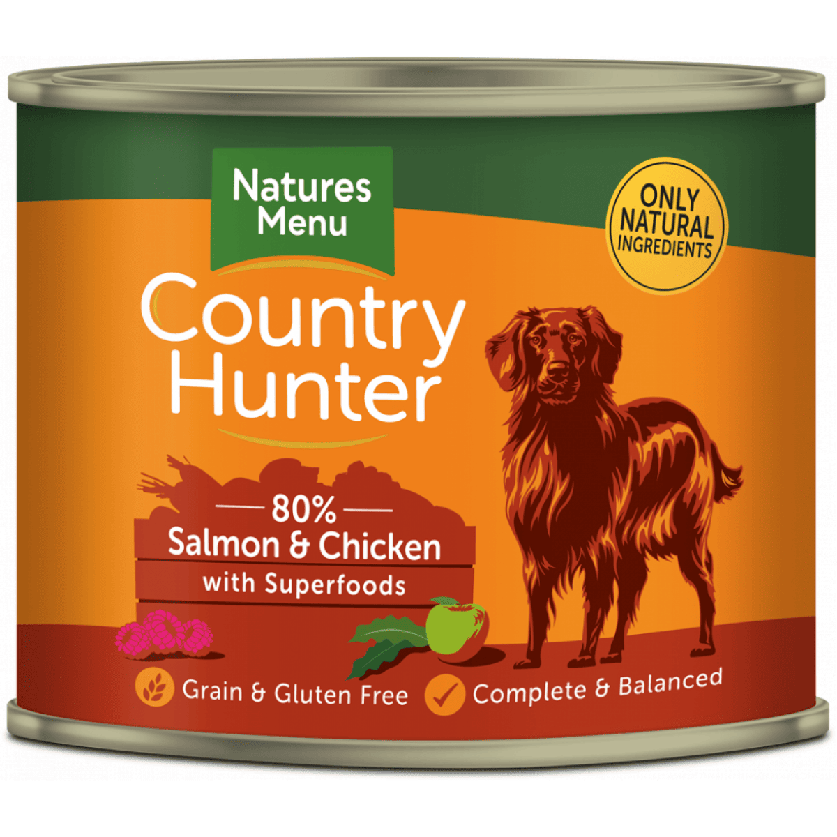 Country Hunter 80% Salmon & Chicken 600g – Pawfect Supplies Ltd Product Image