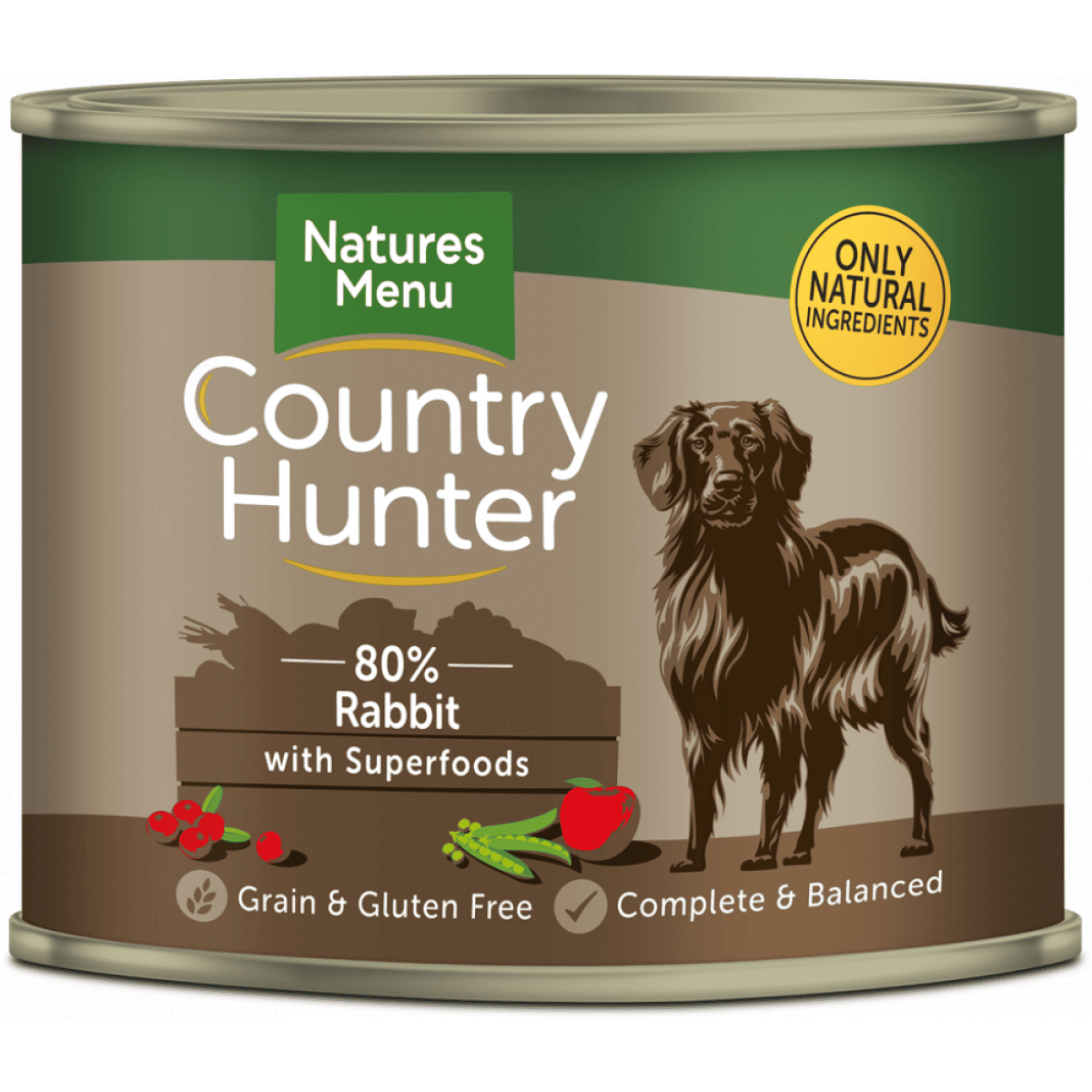 Country Hunter 80% Rabbit 600g – Pawfect Supplies Ltd Product Image