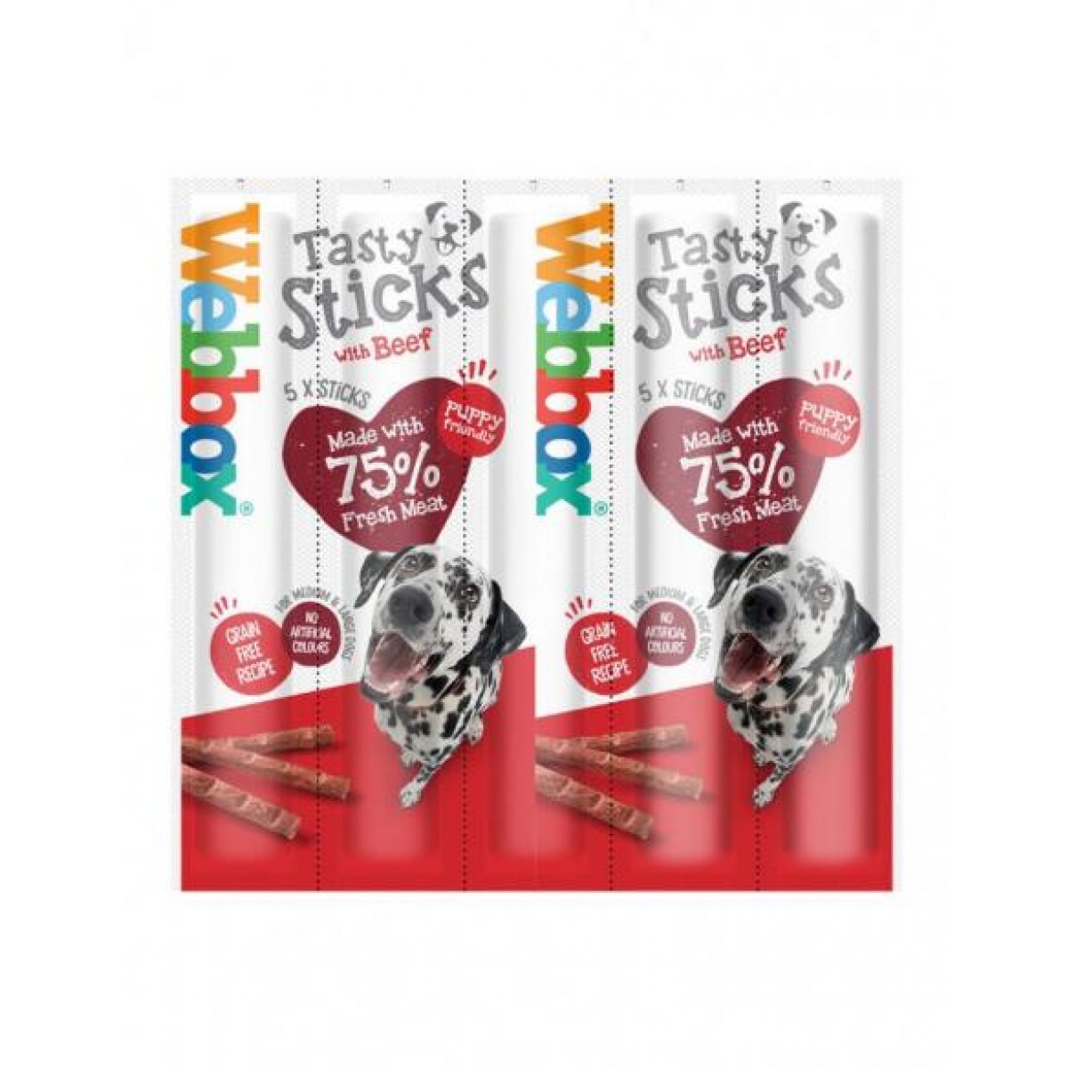 Webbox Tasty Sticks – Large Dog Beef – Pawfect Supplies Ltd Product Image