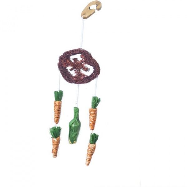 Critter’s Choice – Natural Loofah Hanging Toy – Pawfect Supplies Ltd Product Image