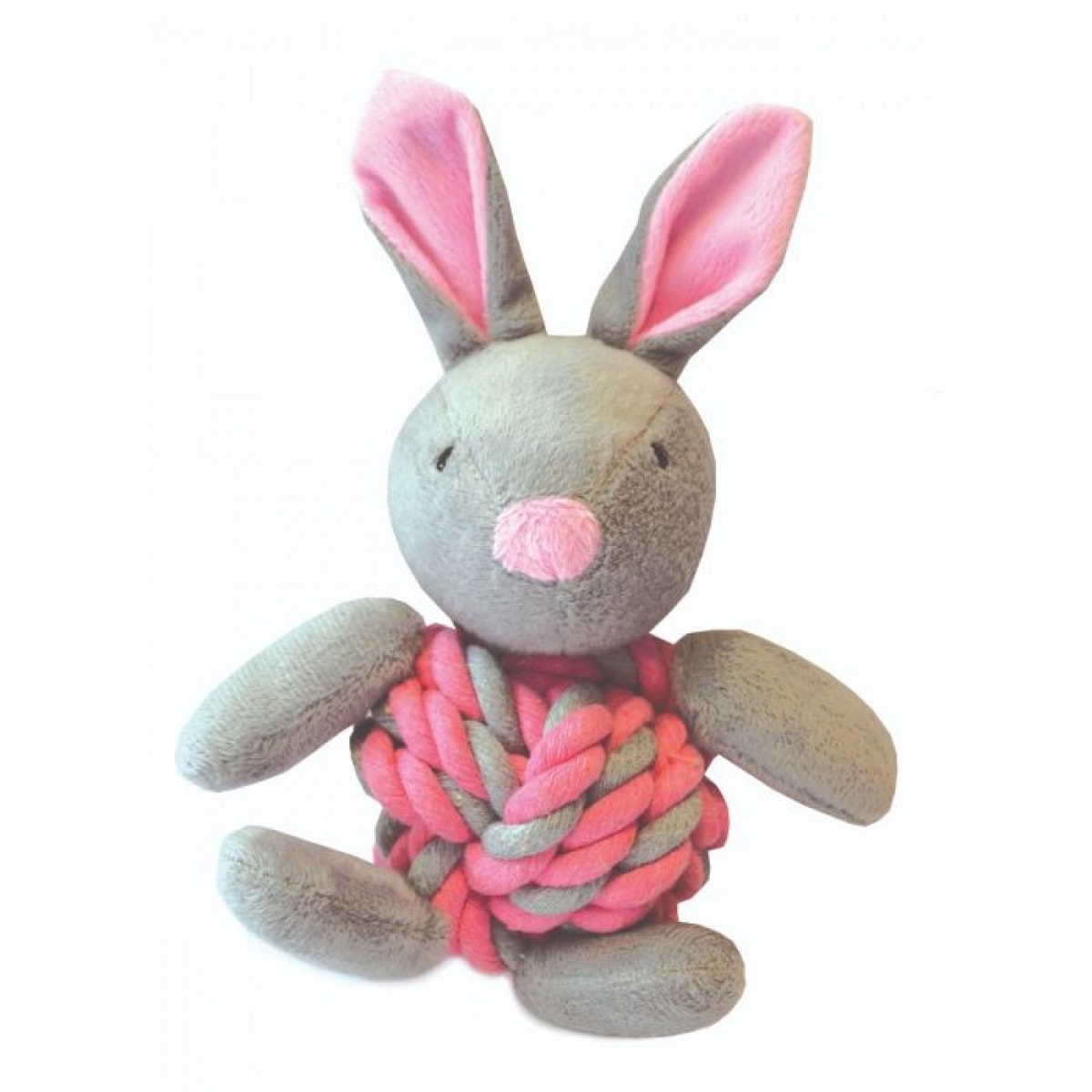 Little Rascals Knottie Bunny – Pink – Pawfect Supplies Ltd Product Image