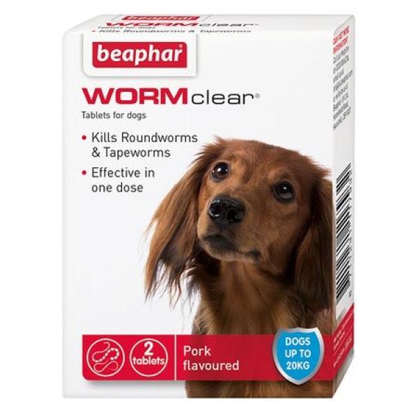 Beaphar Wormclear Dogs – 40kg – Pawfect Supplies Ltd Product Image