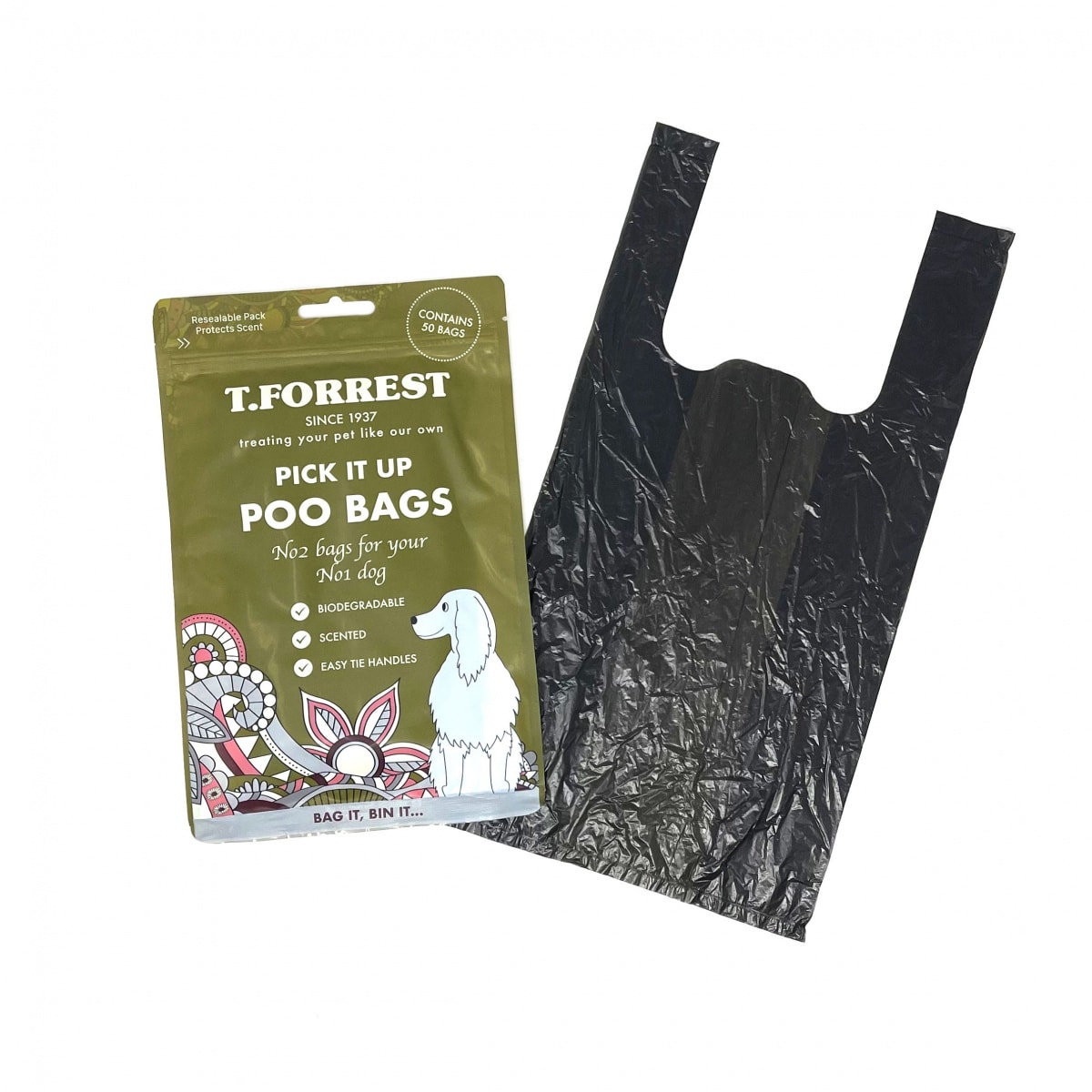 T Forrest Poo Bags 50pk – Pawfect Supplies Ltd Product Image