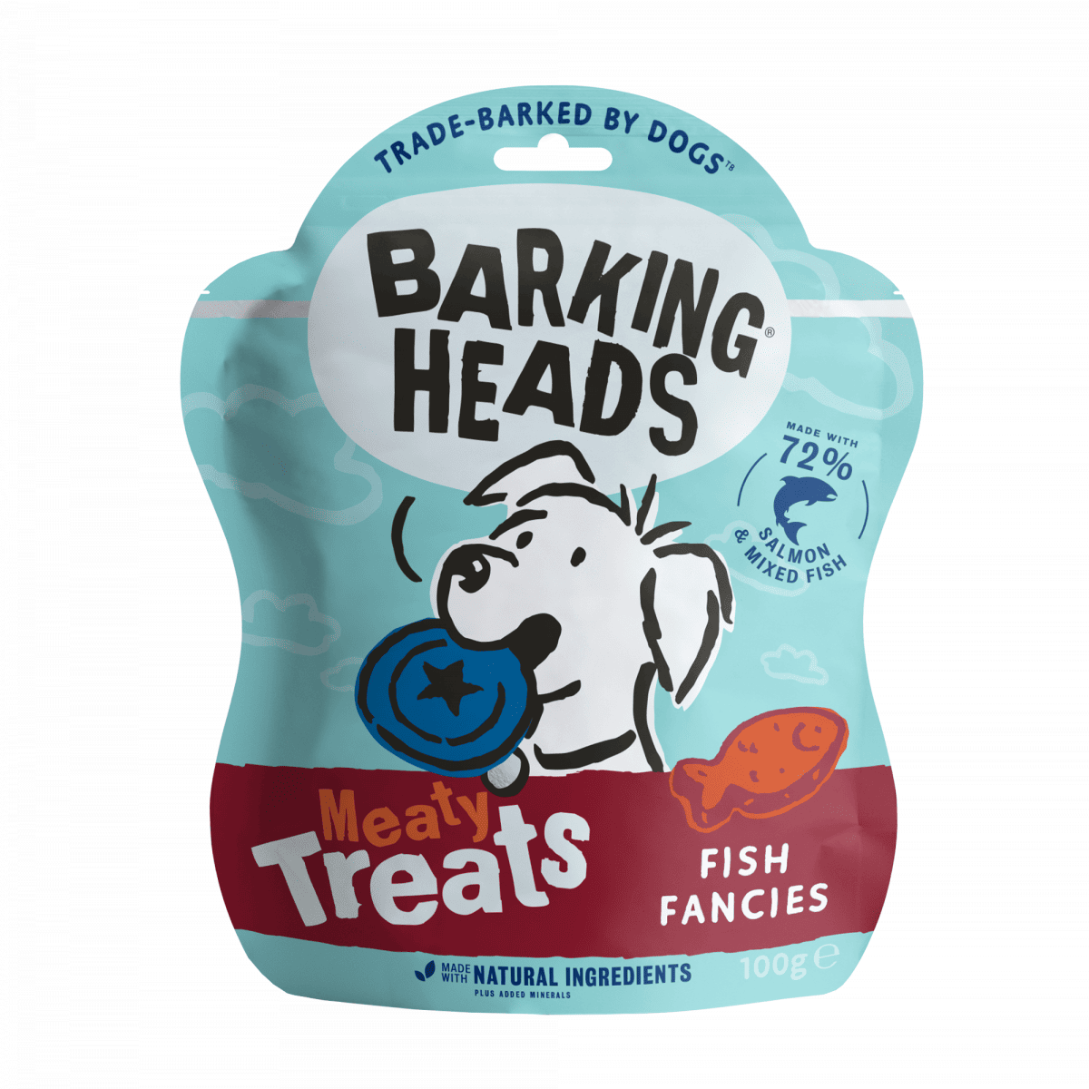 Barking Heads Fish Fancies 100g – Pawfect Supplies Ltd Product Image