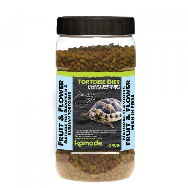 Komodo Fruit & Flower Tortoise Diet 340g – Pawfect Supplies Ltd Product Image
