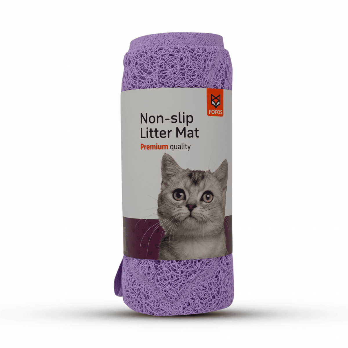 Non-Slip Cat Litter Tray Mat - Purple Main Image