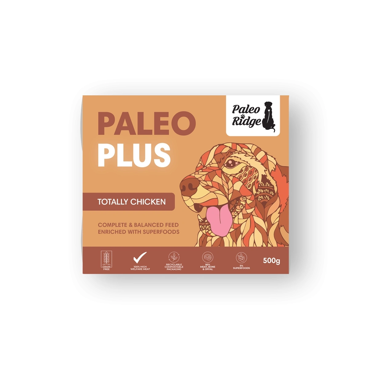 Paleo Ridge – Paleo Plus Totally Chicken 500g – Pawfect Supplies Ltd Product Image