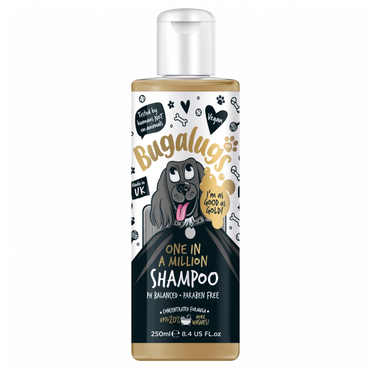 Bugalugs – One in a Million Dog Shampoo 250ml – Pawfect Supplies Ltd Product Image