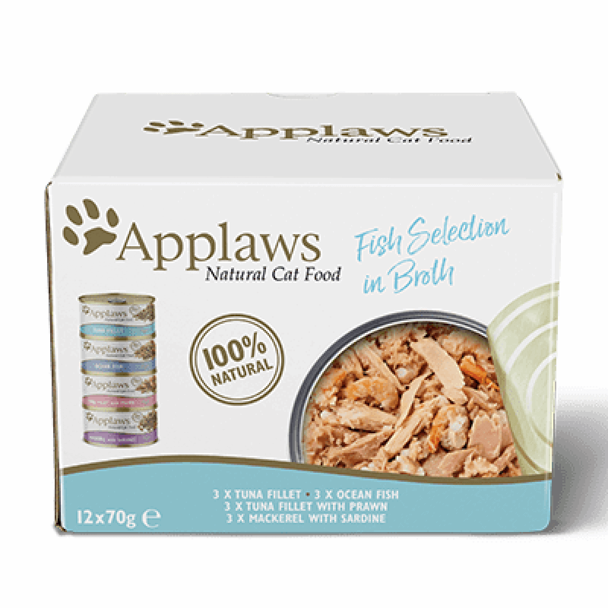 Applaws Fish Selection in Broth 12 x 70g – Pawfect Supplies Ltd Product Image