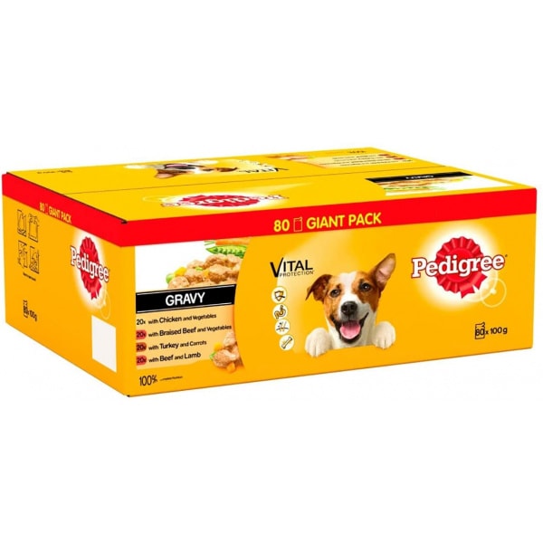 Pedigree Mega Pack – Mixed in Jelly 80 x 100g – Pawfect Supplies Ltd Product Image