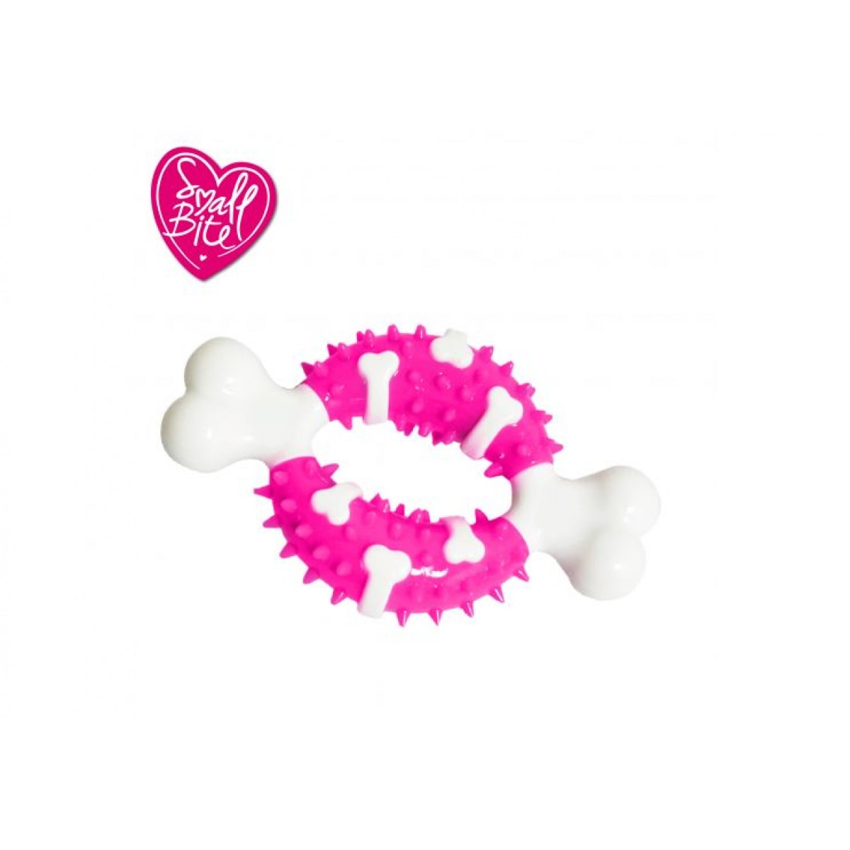 Ancol Bone Teether Pink – Pawfect Supplies Ltd Product Image