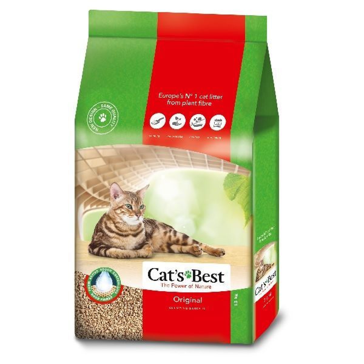 Cats Best Original Clumping Cat Litter 13kg – Pawfect Supplies Ltd Product Image