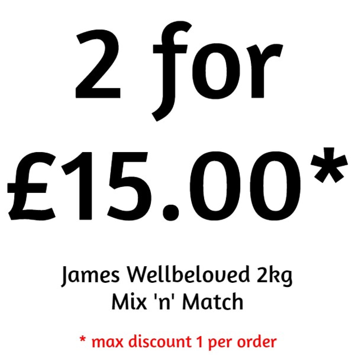 James Wellbeloved – Fish Adult 2kg – Pawfect Supplies Ltd Product Image