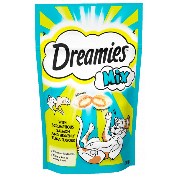 Dreamies Cheese and Beef Mix 60g – Pawfect Supplies Ltd Product Image