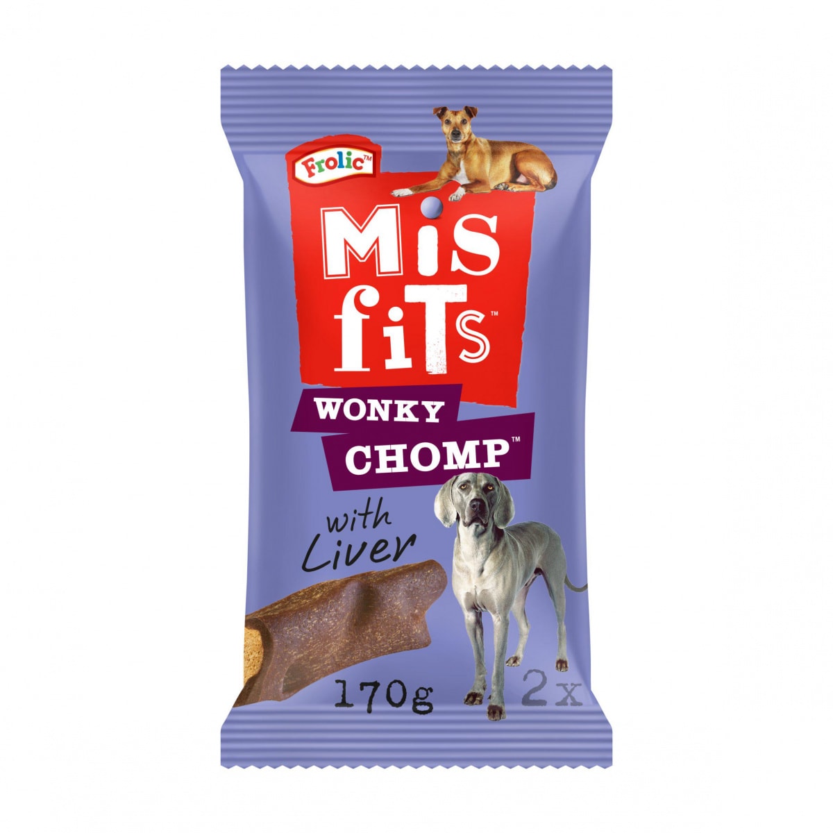 Misfits Wonky Chomp – Liver – Pawfect Supplies Ltd Product Image
