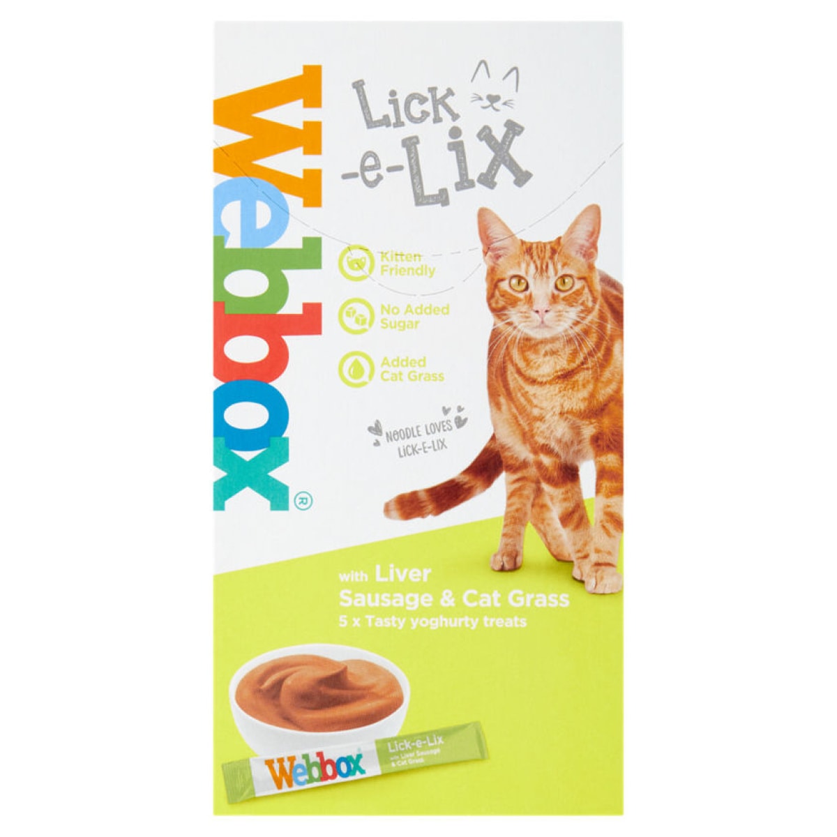 Webbox Lick-e-Lix – Liver Sausage & Cat Grass – Pawfect Supplies Ltd Product Image