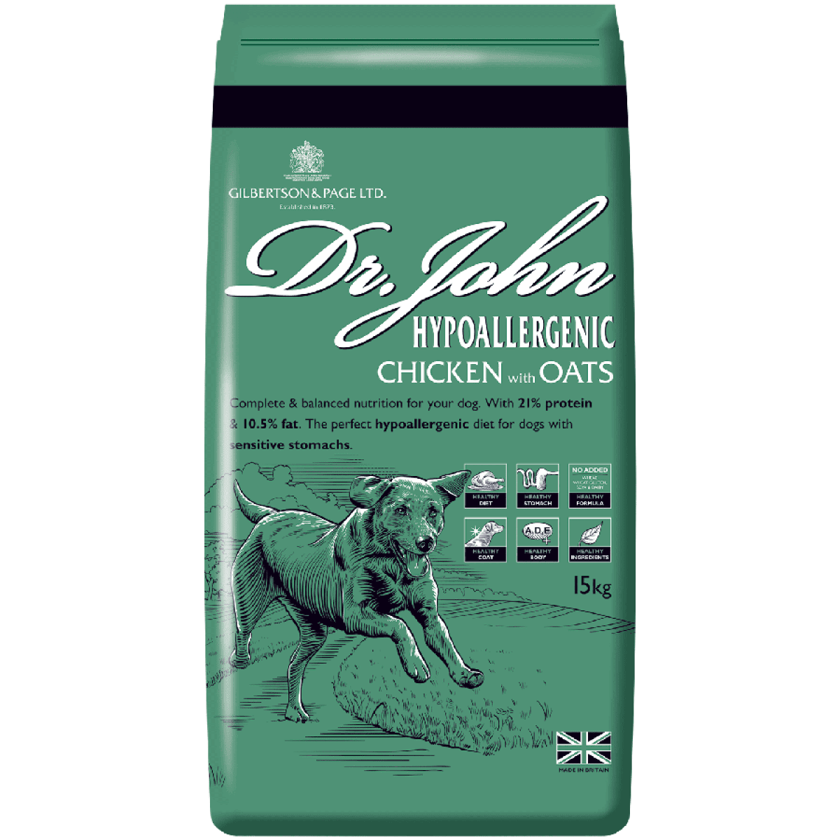 Dr John Hypoallergenic Chicken 15kg – Pawfect Supplies Ltd Product Image