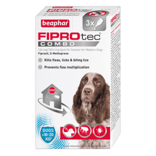 Beaphar – FIPROtec Combo Small Dog x 3 – Pawfect Supplies Ltd Product Image