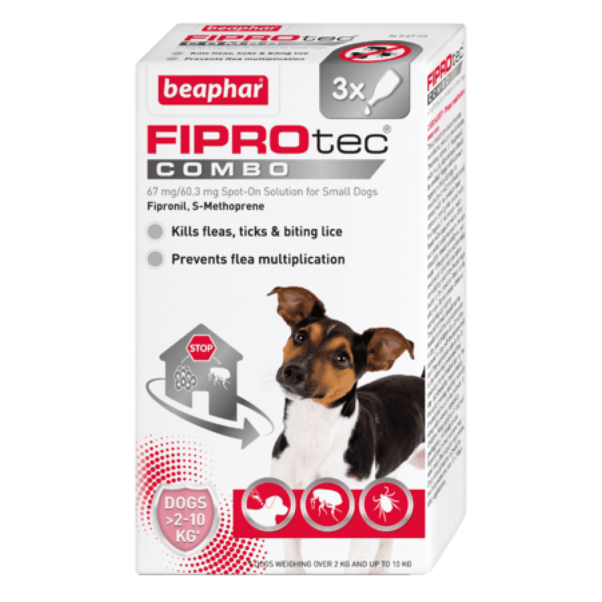 Beaphar – FIPROtec Combo Small Dog x 3 – Pawfect Supplies Ltd Product Image