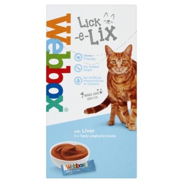 Webbox Lick-e-Lix – Liver Sausage & Cat Grass – Pawfect Supplies Ltd Product Image