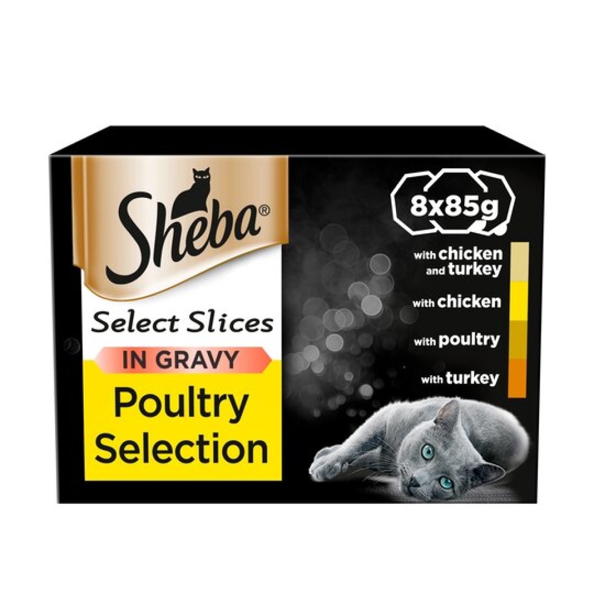 Sheba Alu Select Slices Poultry in Gravy 8 x 85g – Pawfect Supplies Ltd Product Image