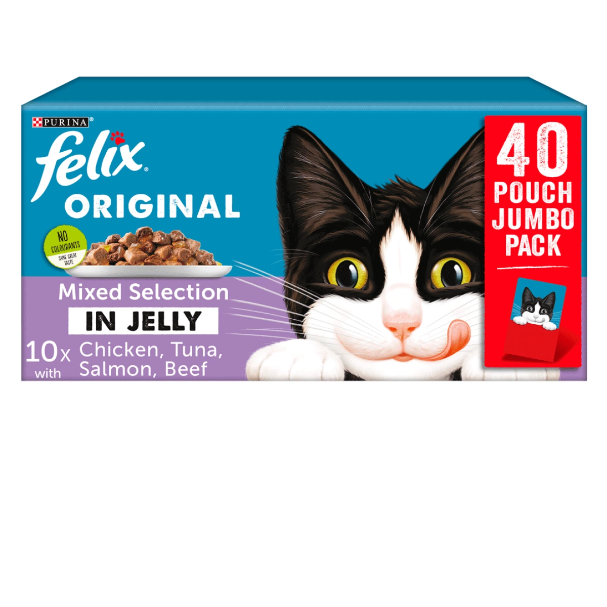 Felix Mixed Selection in Jelly 40 pack – Pawfect Supplies Ltd Product Image