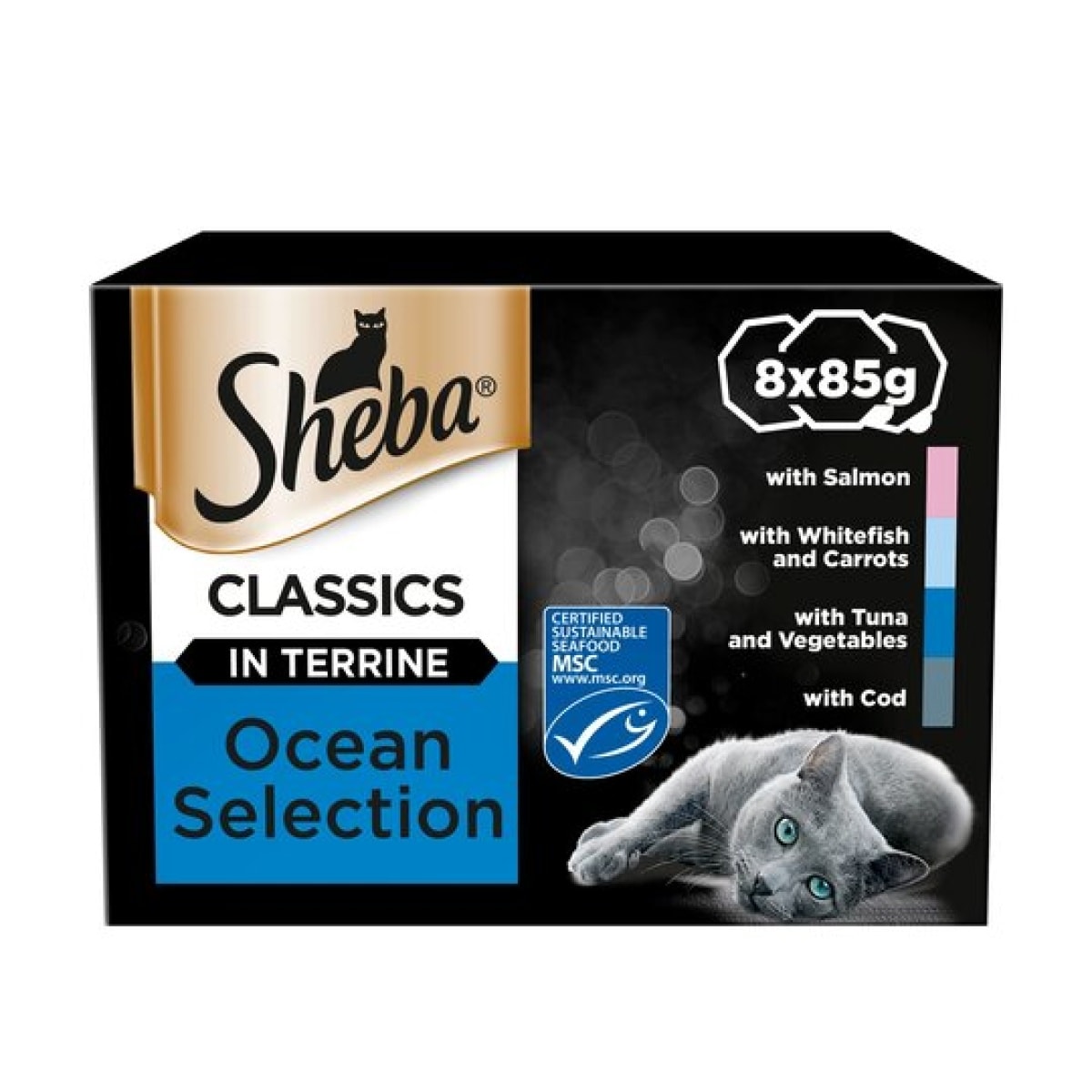 Sheba Alu Classics in Terrine Ocean 8 x 85g – Pawfect Supplies Ltd Product Image