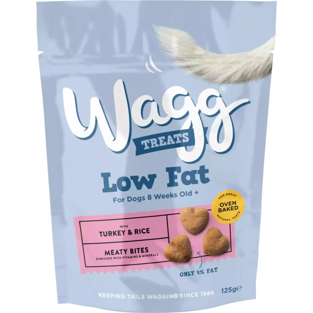 Wagg Dog Treats – Low Fat Turkey & Rice 100g – Pawfect Supplies Ltd Product Image