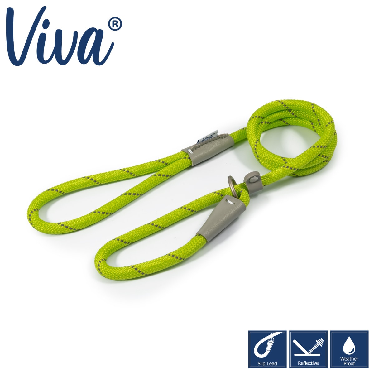 Viva Rope Slip Lead 30kg - 1.2m x 10mm Main Image