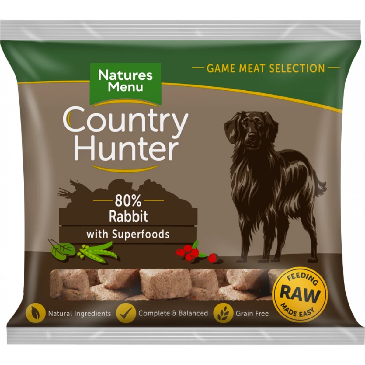 Country Hunter Nuggets 1kg – Rabbit – Pawfect Supplies Ltd Product Image
