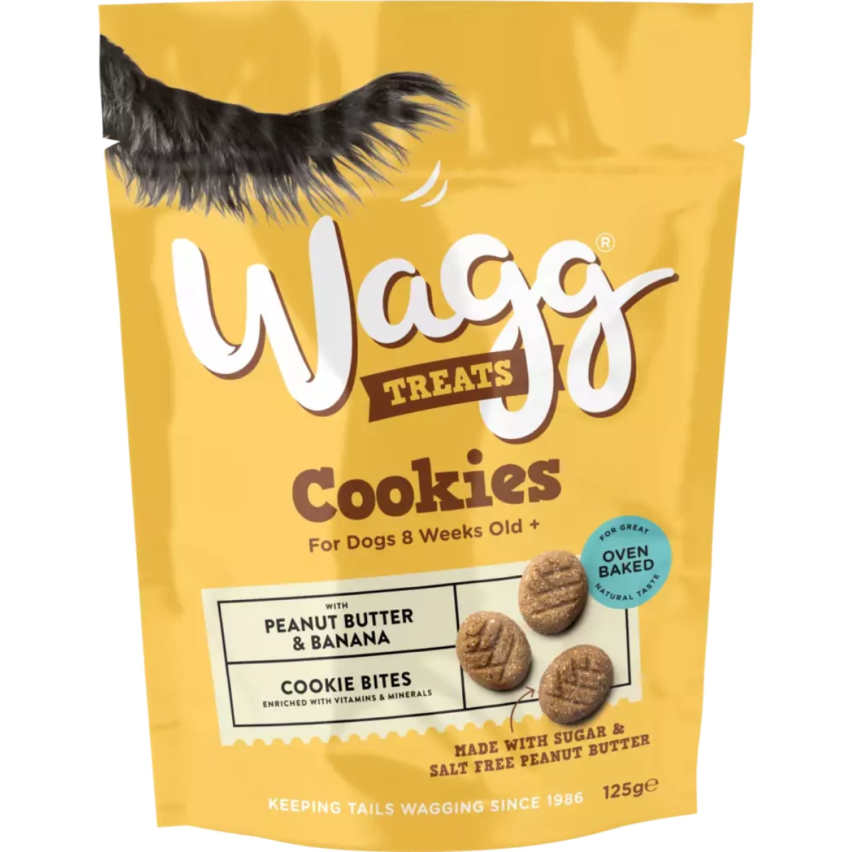Wagg Dog Treats - Peanut Butter Cookies 125g Main Image