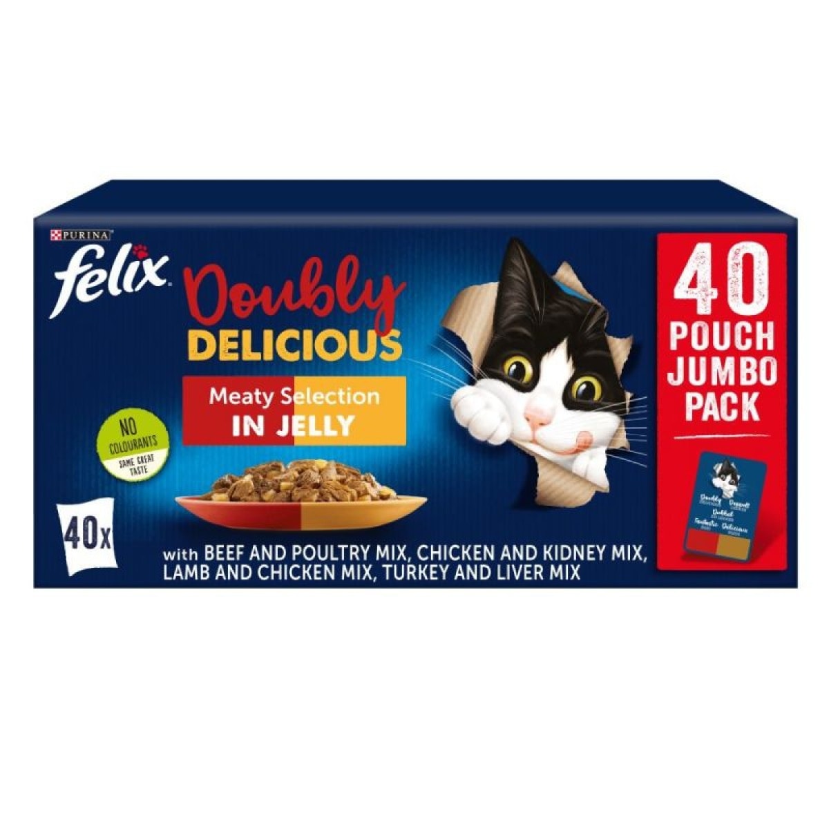 Felix As Good As It Looks Doubly Delicious 40 x 100g – Pawfect Supplies Ltd Product Image