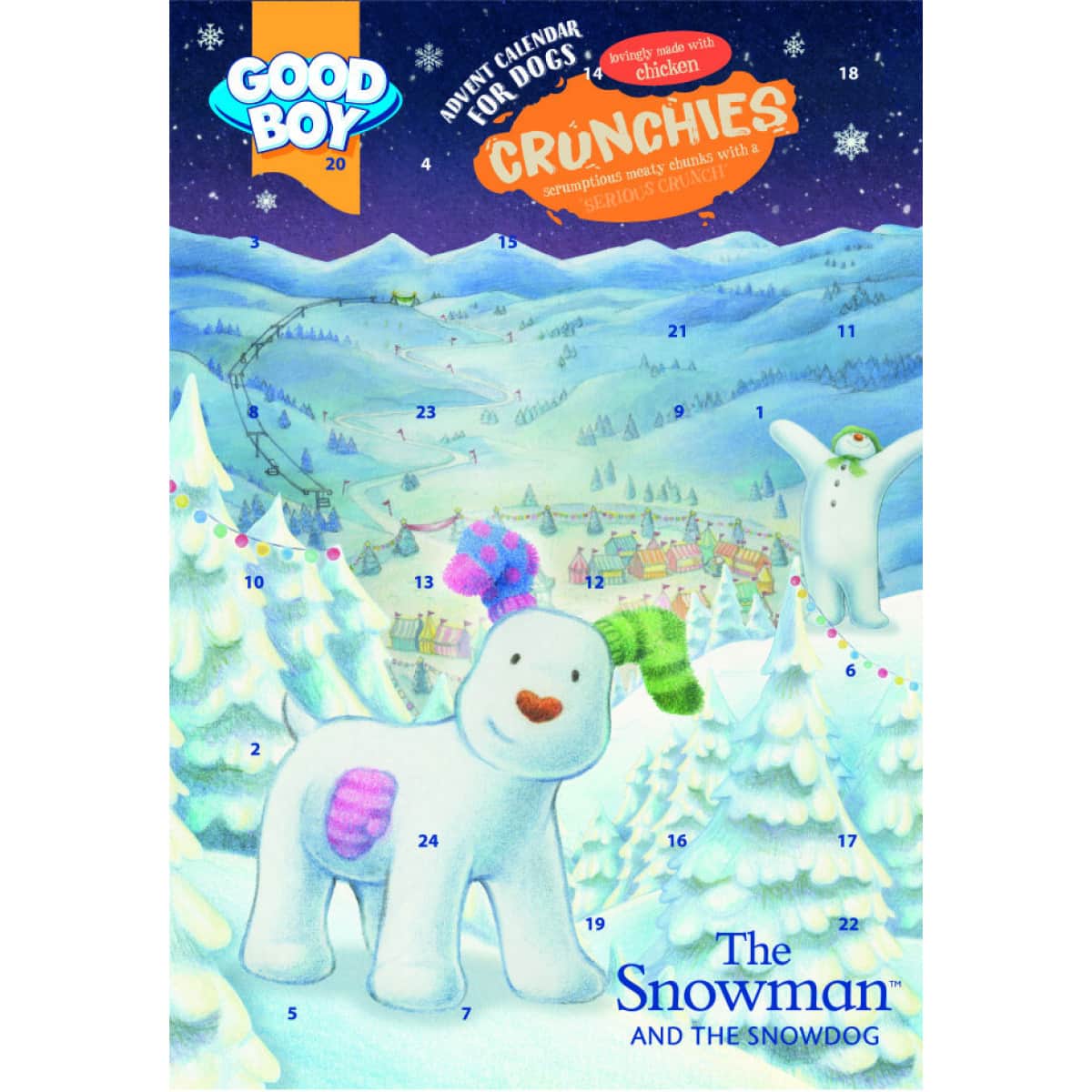 The Snowdog Crunchies Advent Calendar Main Image
