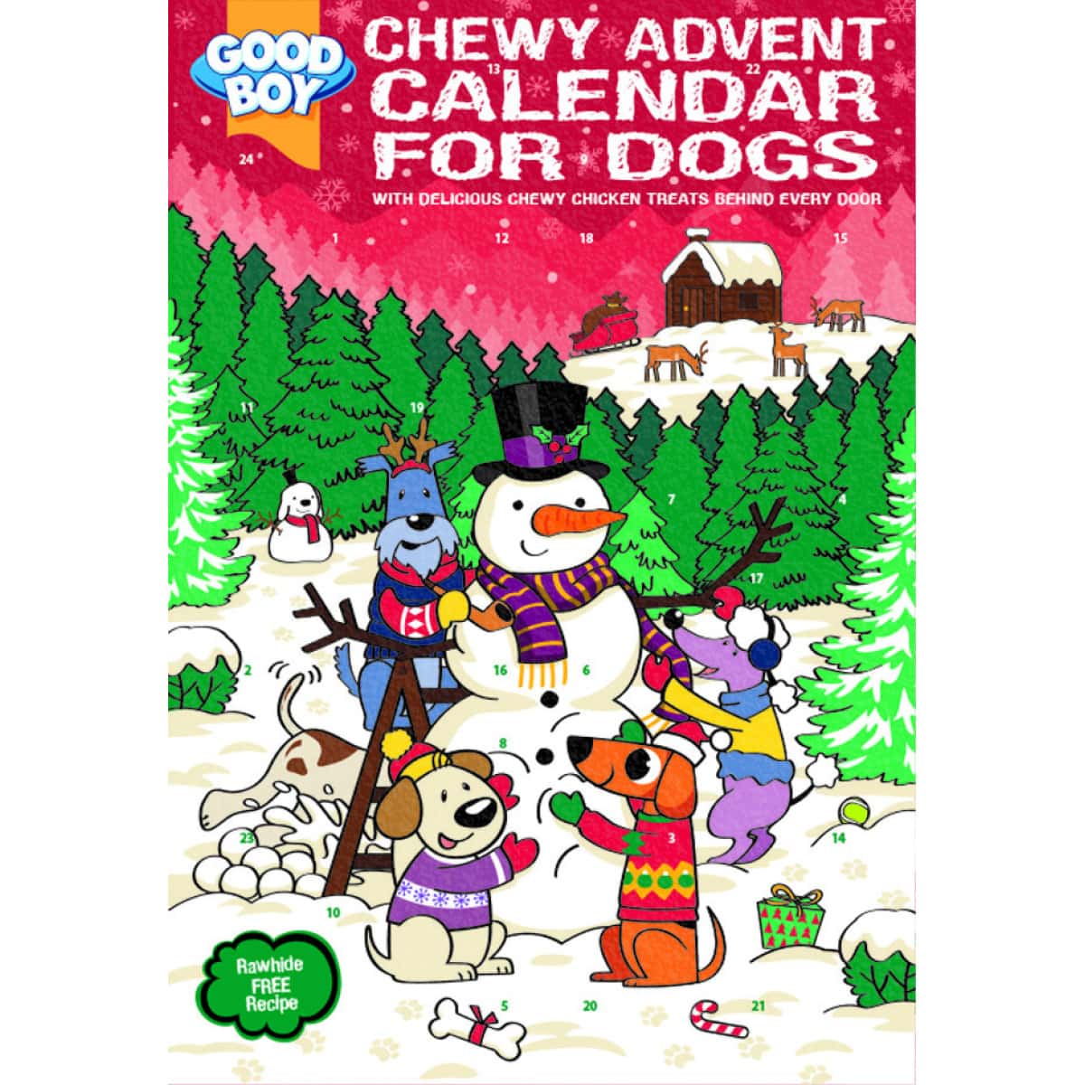 Good Boy Xmas Chewy Advent Calendar for Dogs Main Image