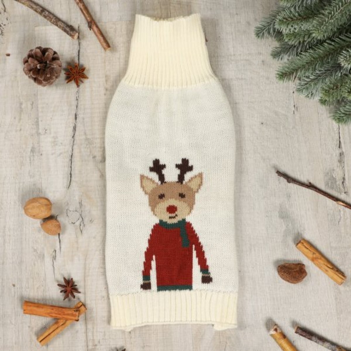 Knitted Reindeer Jumper Main Image