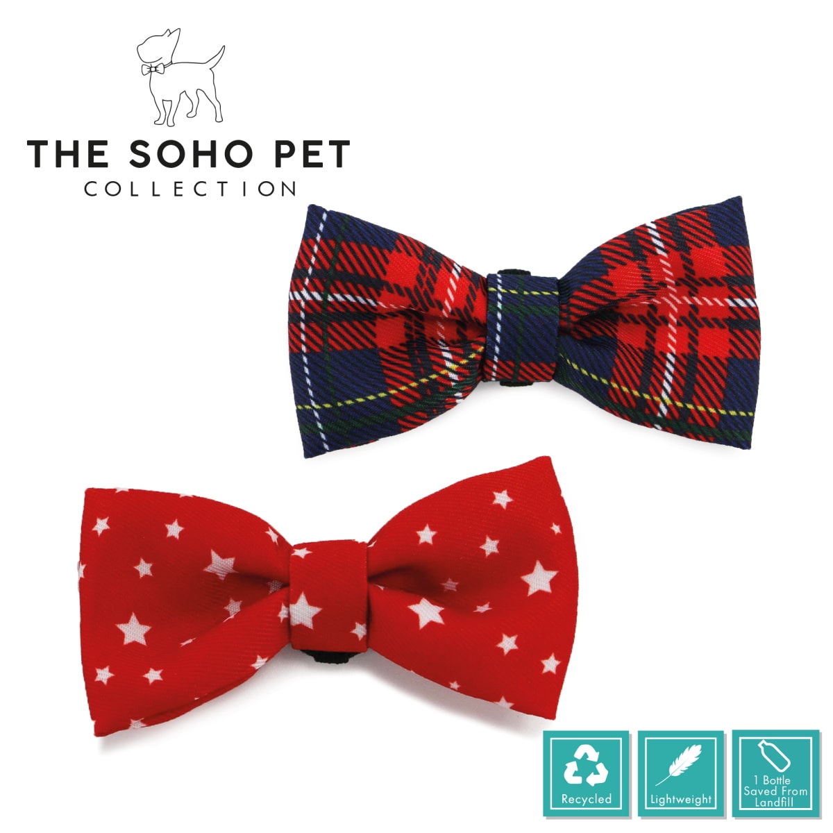 Soho Collection - Tartan / Star Bow Tie Main Image