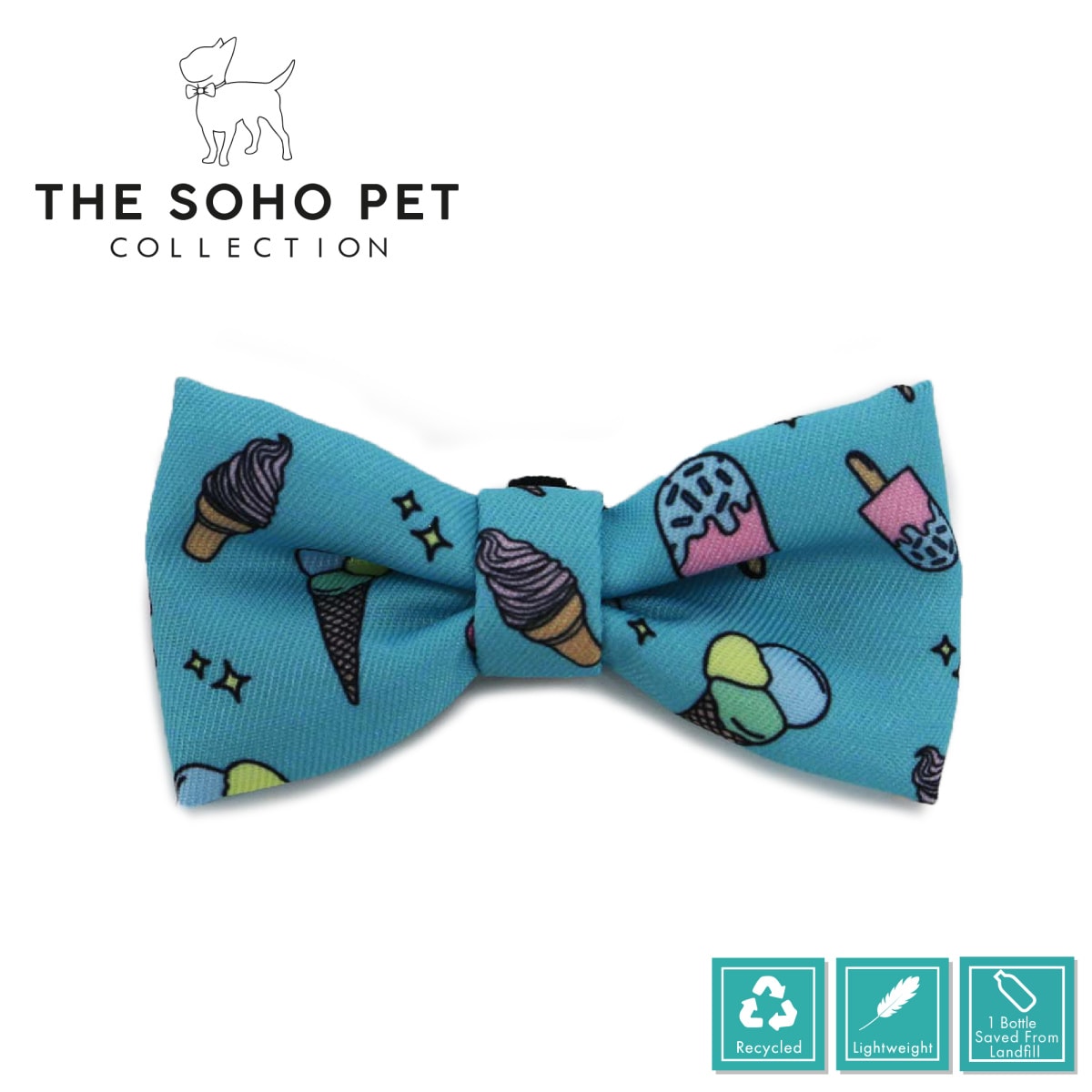 Soho Collection - Dino / Ice Cream Bow Tie Main Image
