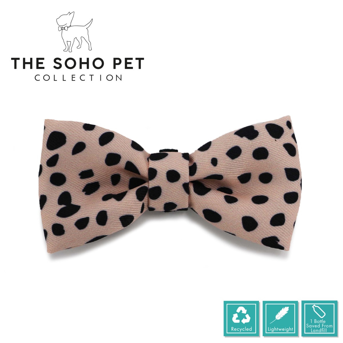 Soho Collection - Dalmatian / ZigZag Bow Tie Main Image