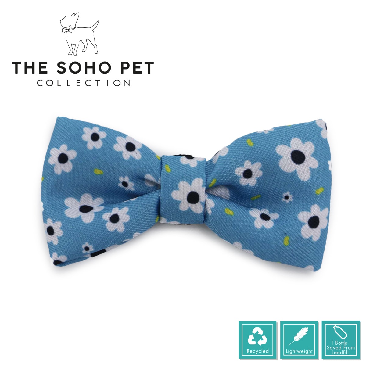 Soho Collection - Daisy / Polka Dot Bow Tie Main Image