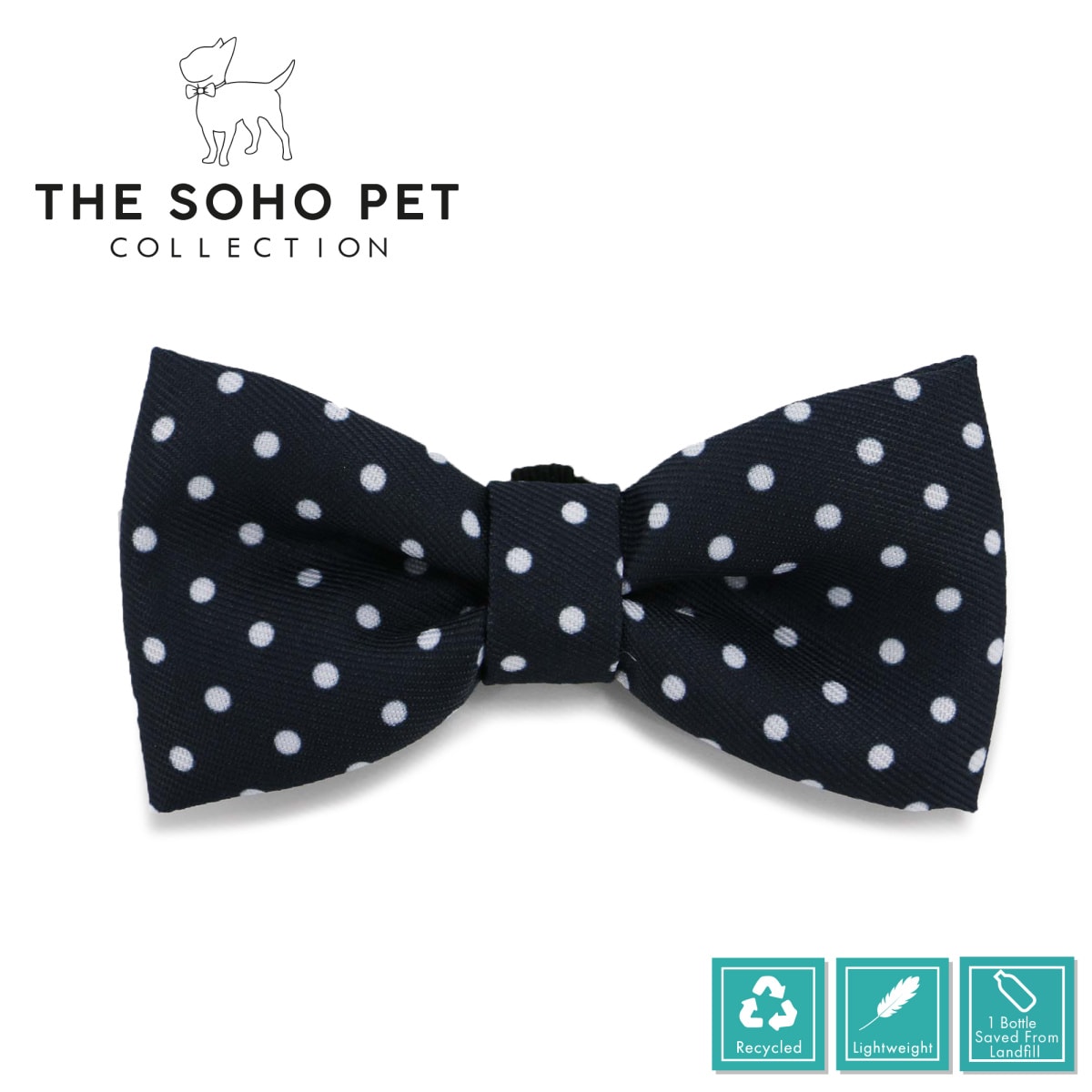 Soho Collection - Daisy / Polka Dot Bow Tie Main Image