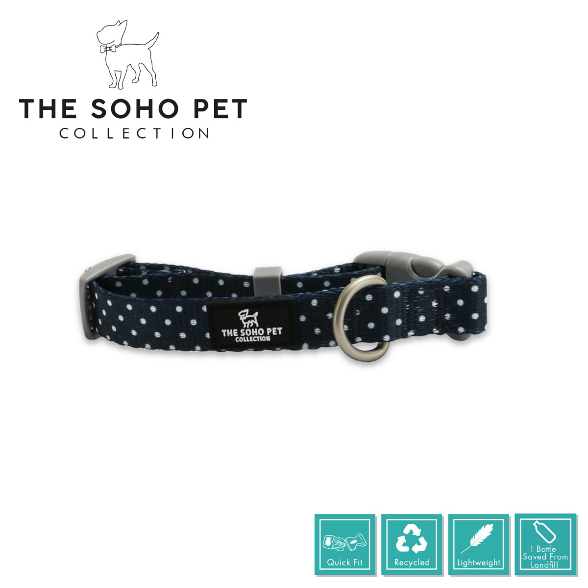 Soho Collection - Polka Dot Patterned Collar Main Image