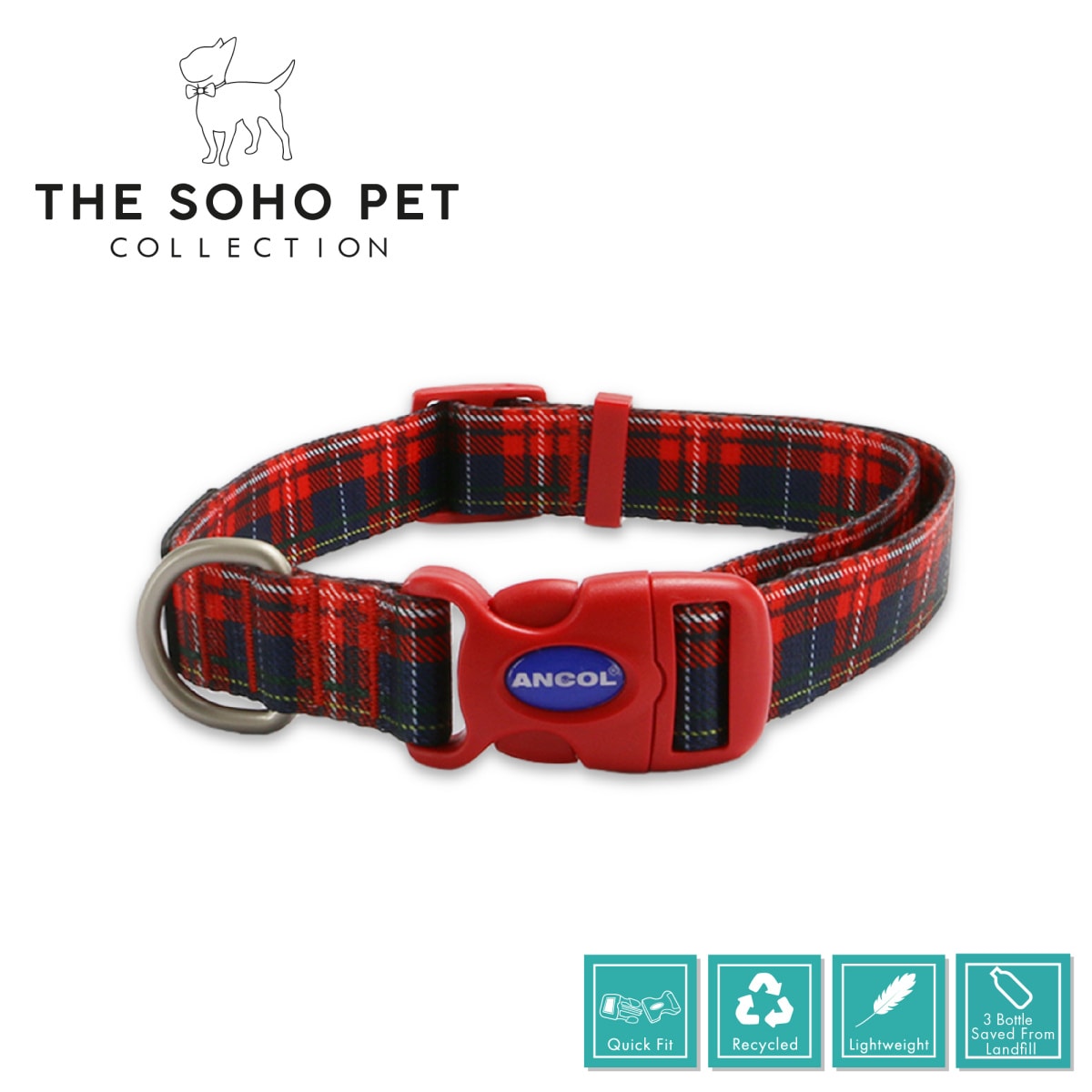 Soho Collection - Tartan Patterned Collar Main Image