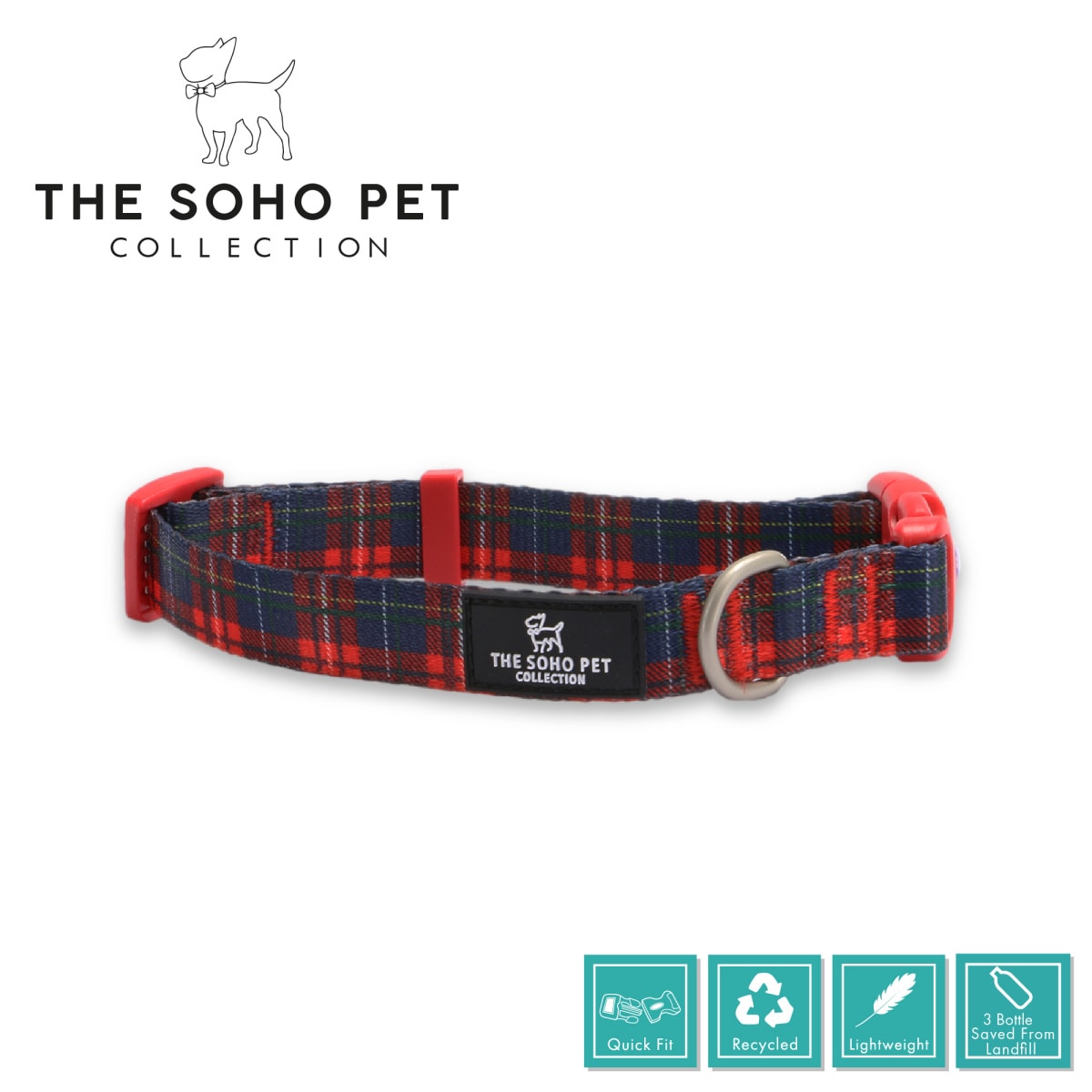 Soho Collection - Tartan Patterned Collar Main Image