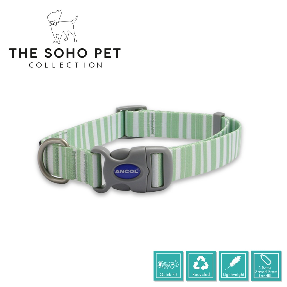Soho Collection - Stripe Patterned Collar Main Image