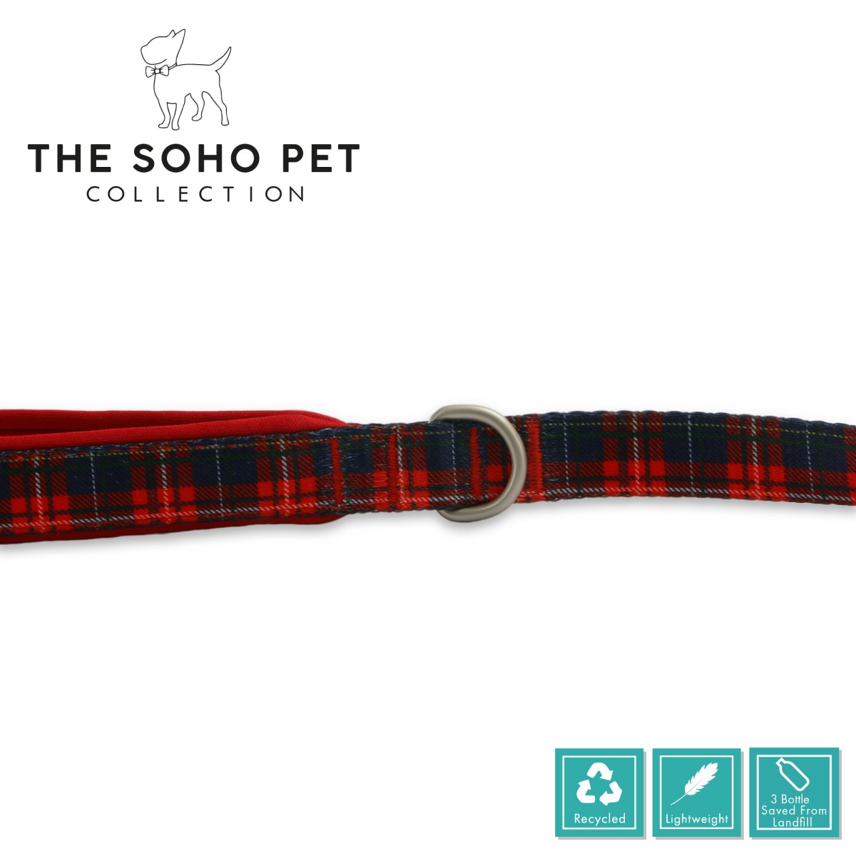 Soho Collection - Tartan Patterned Lead Main Image