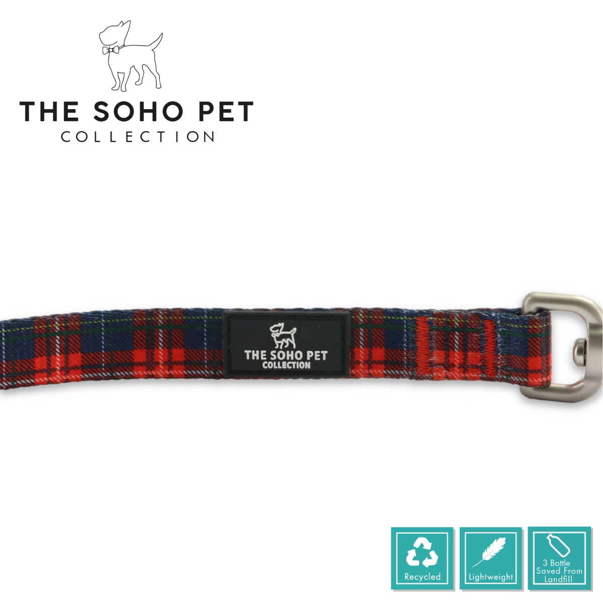 Soho Collection - Tartan Patterned Lead Main Image